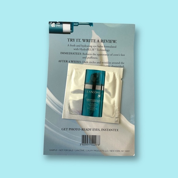LANCÔME Eye Cream + Skin Corrector Serum Samples | Travel Size Bundle - Picture 2 of 6